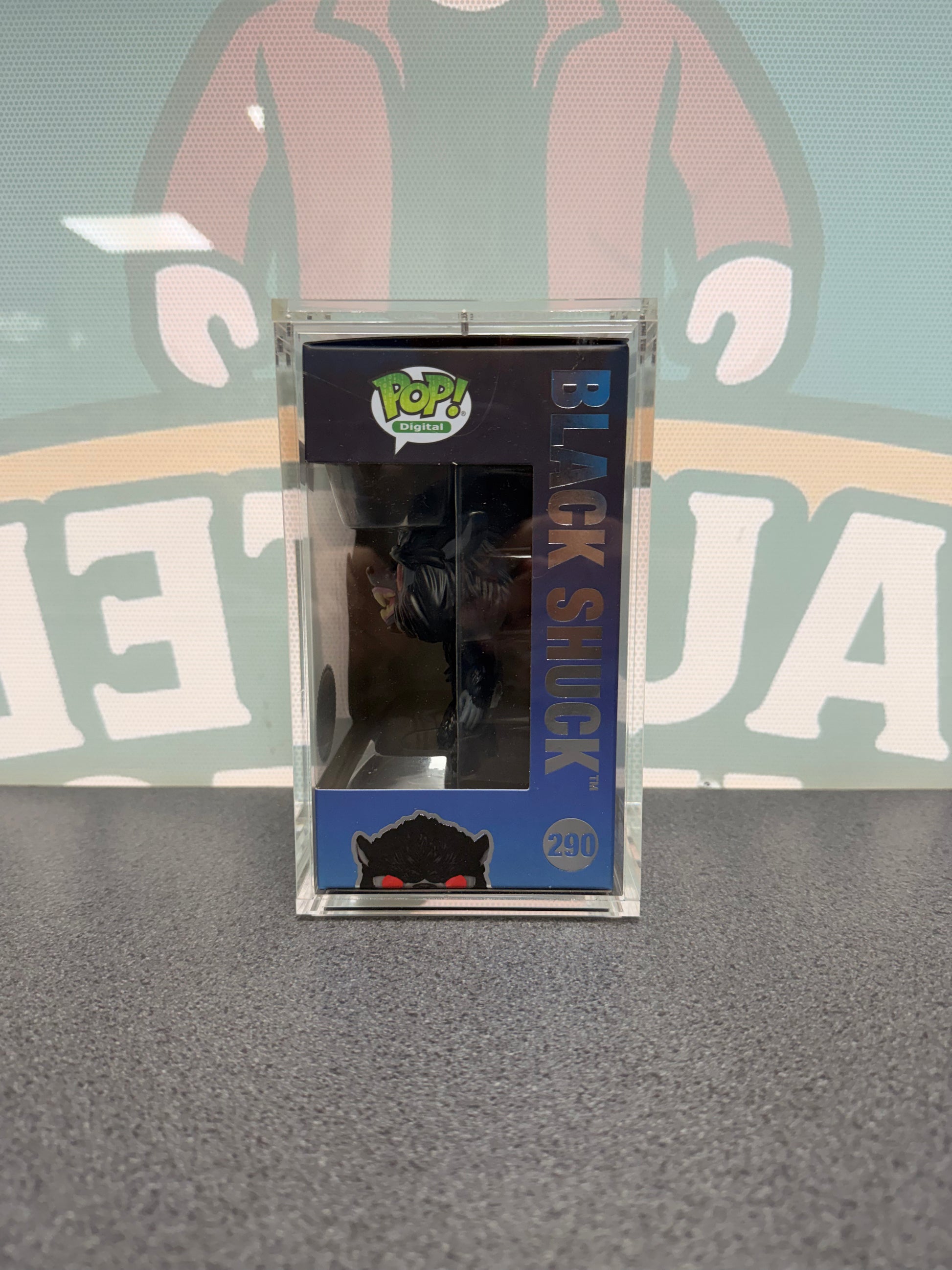 Black Shuck Funko Pop! Digital #290 – window side of box