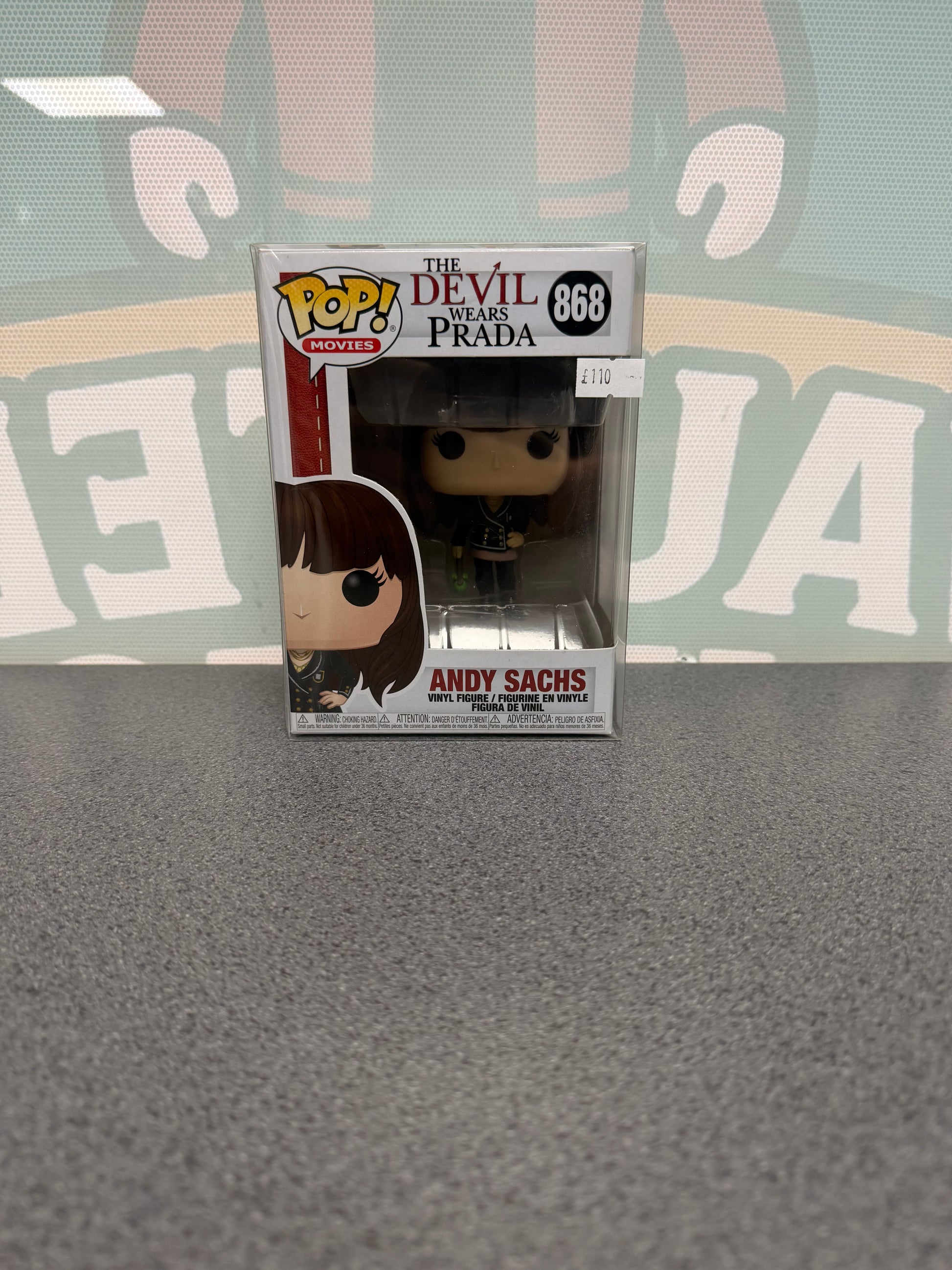 Andy Sachs Funko Pop! #868 – The Devil Wears Prada – front of box