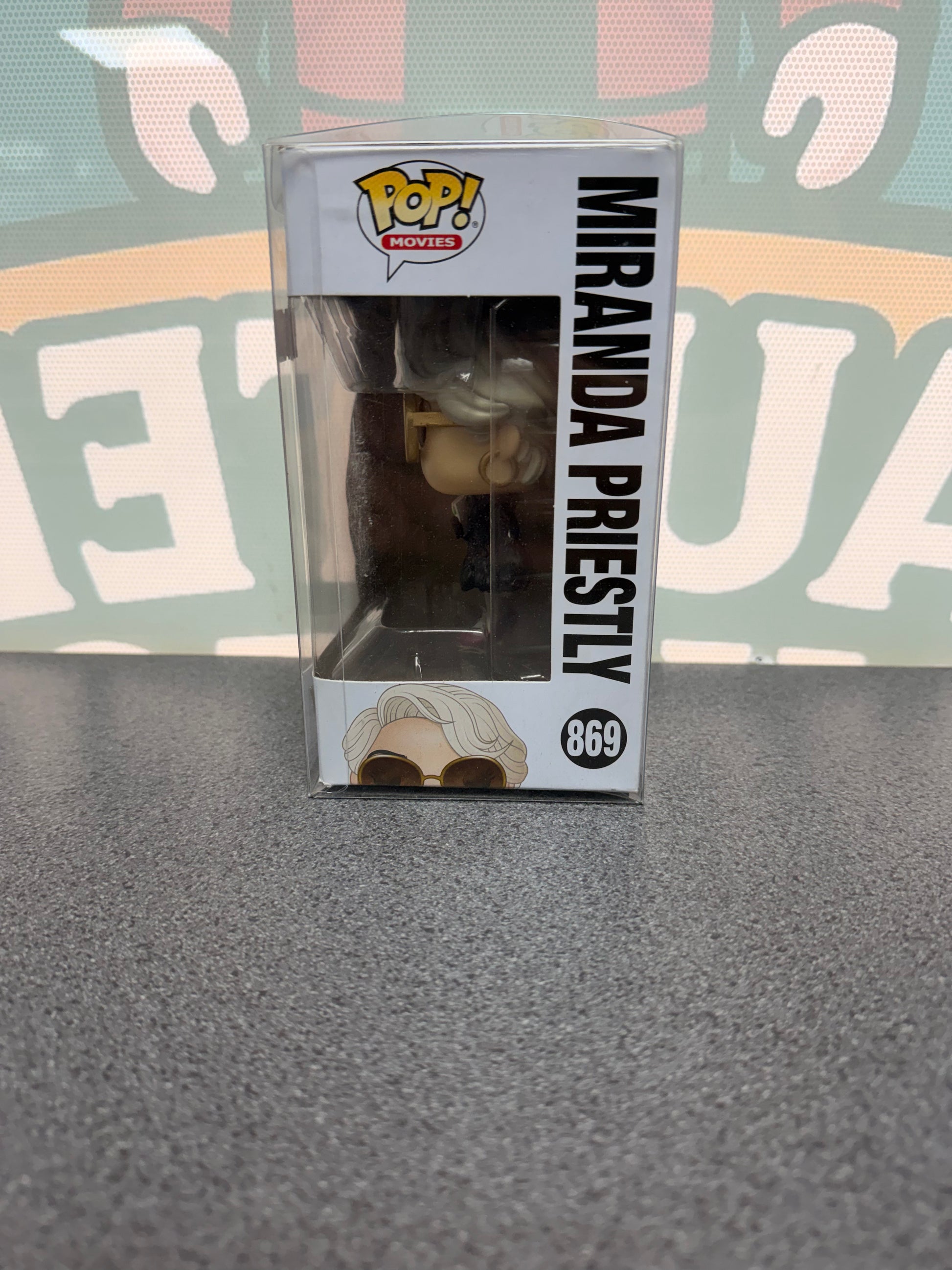 Miranda Priestly Funko Pop! #869 – The Devil Wears Prada – window side of box