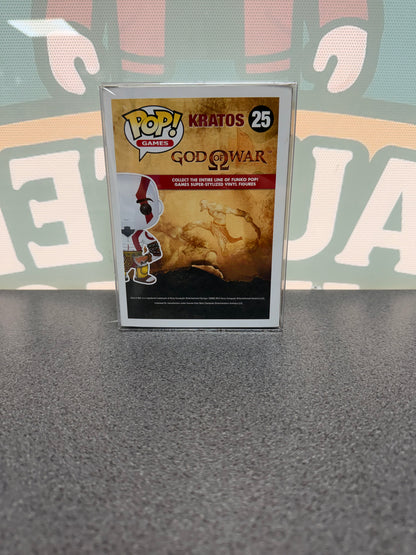 Kratos Funko Pop! #25 Blue – New York Comic Con – God of War – back of box