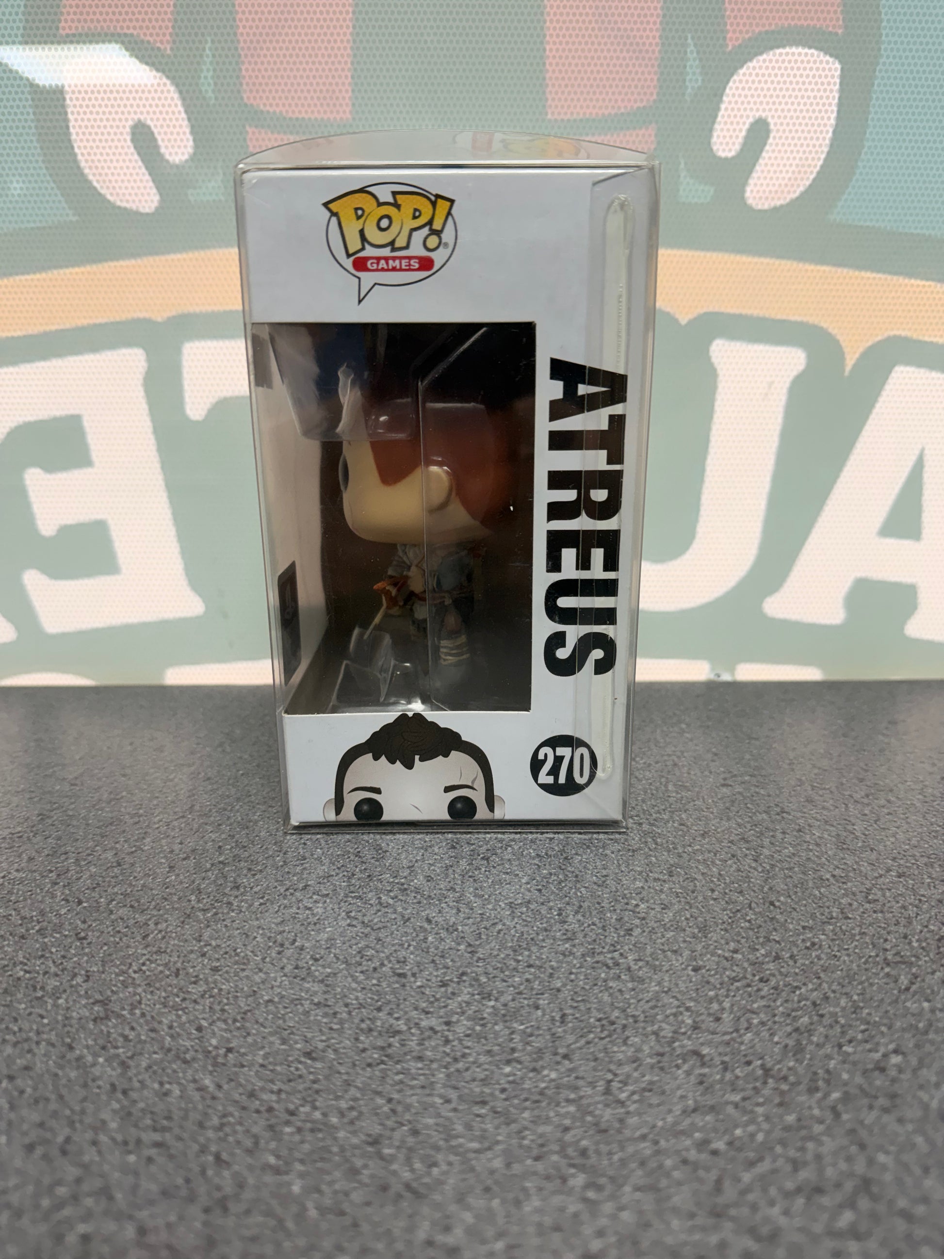 Atreus Funko Pop! #270 – God of War – window side of box