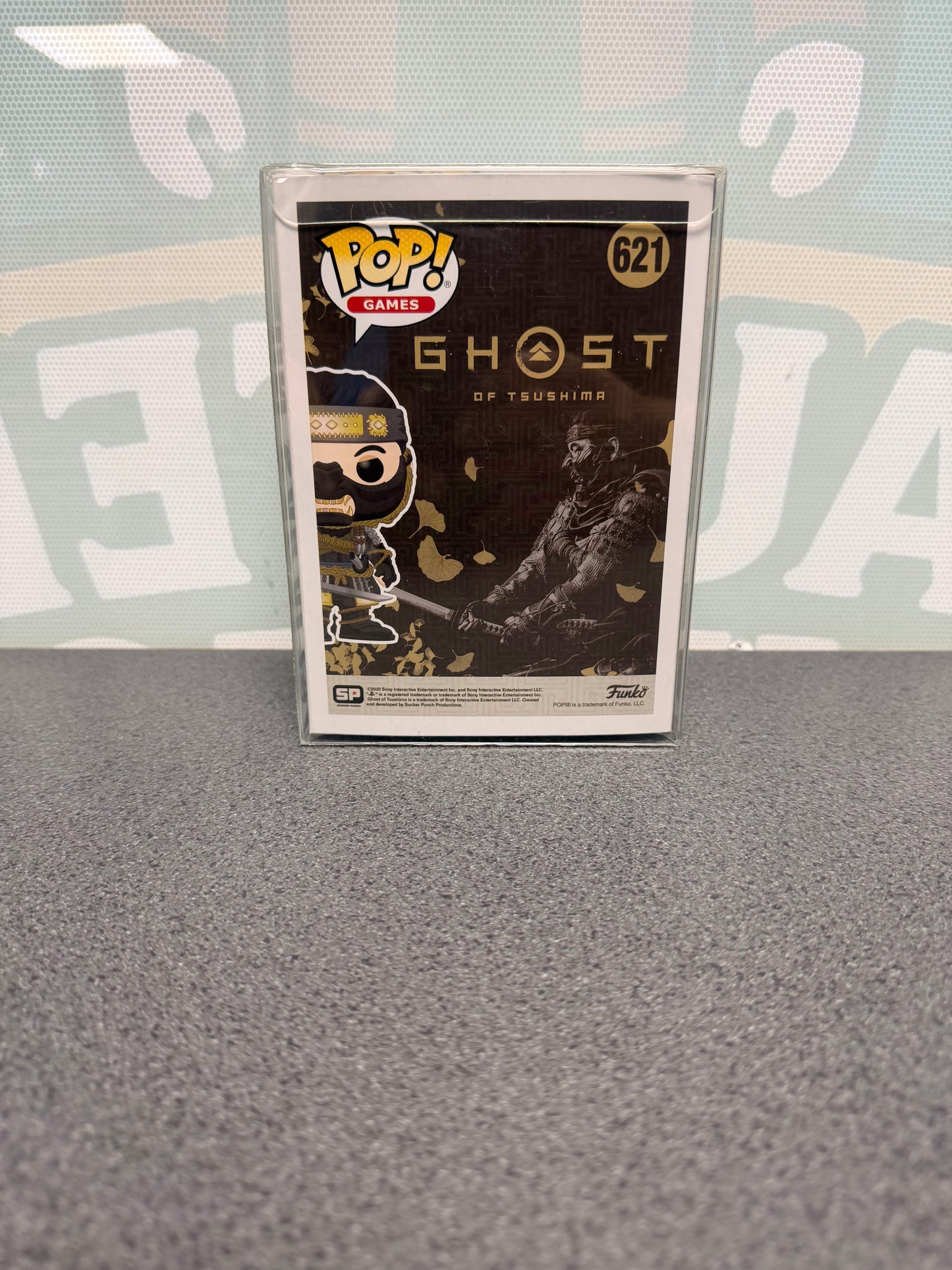 Jin Sakai Funko Pop! #621 – Ghost of Tsushima – back of box