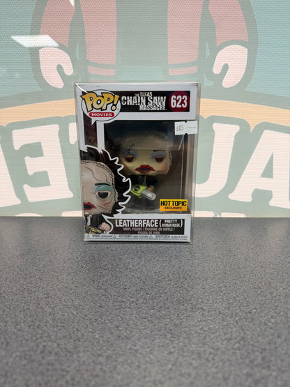 Leatherface (Pretty Woman Mask) Funko Pop! #623 Hot Topic Exclusive – The Texas Chainsaw Massacre – front of box