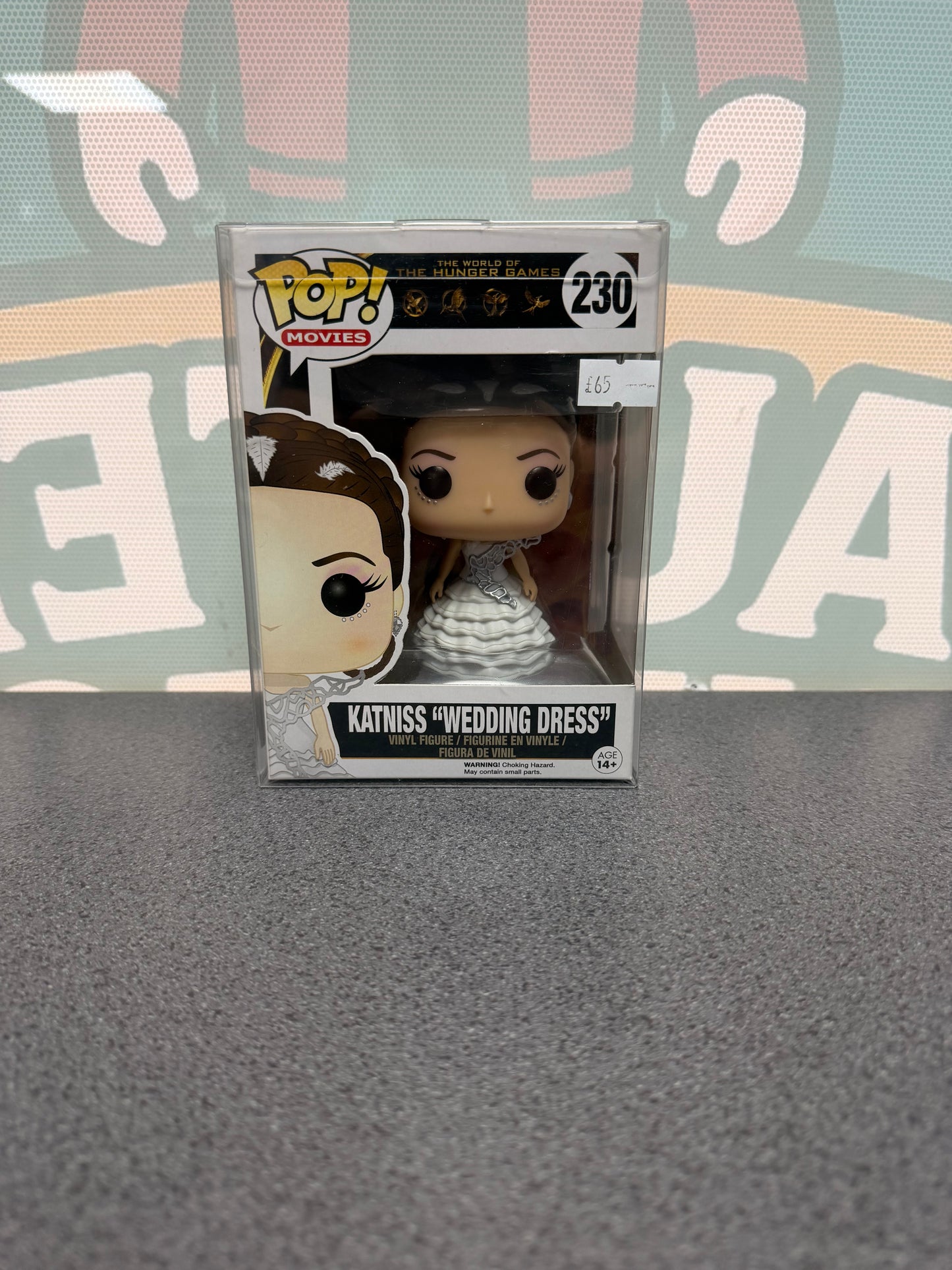 Katniss (Wedding Dress) Funko Pop! #230 – The Hunger Games – front of box