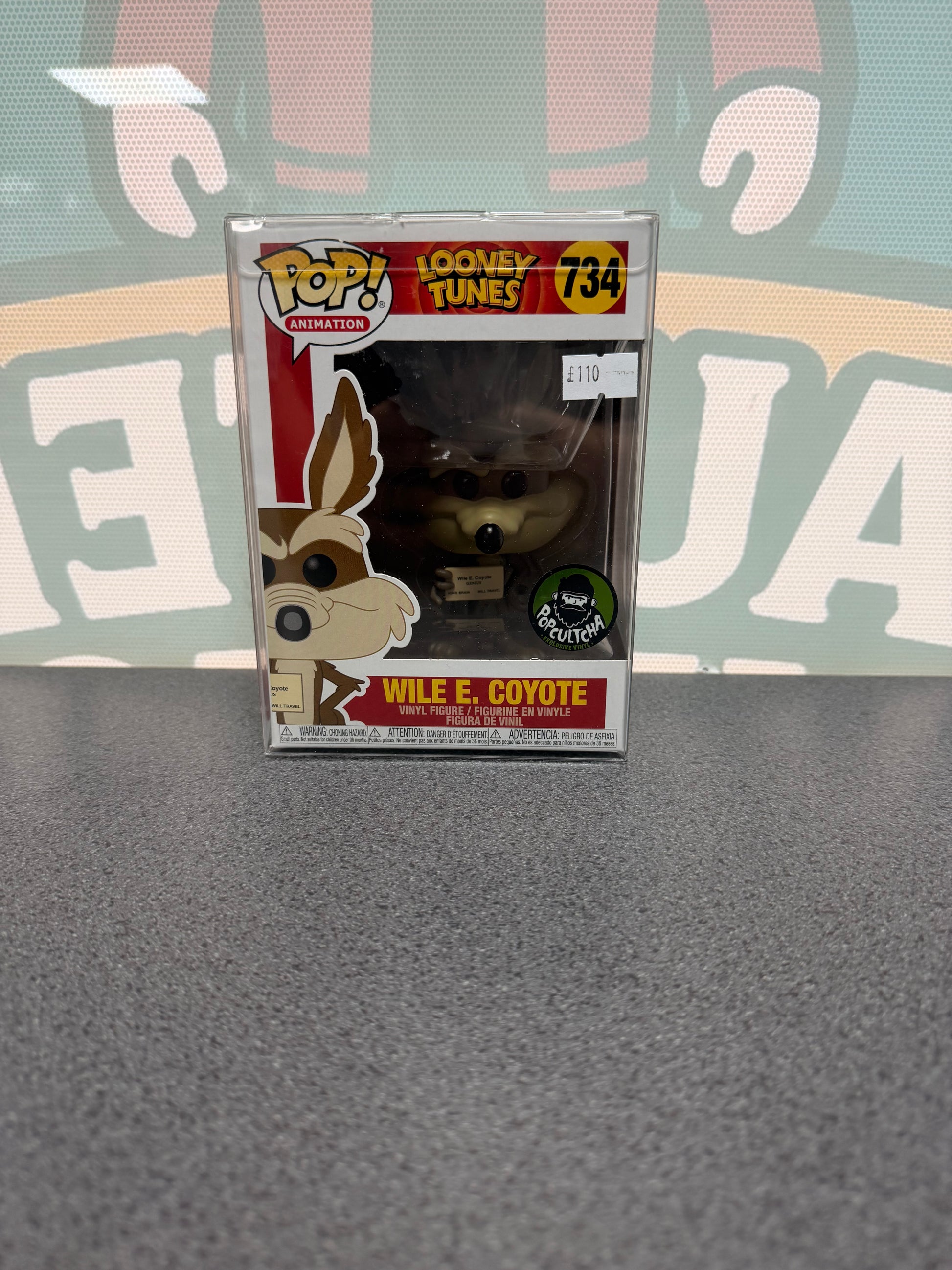 Wile E. Coyote Funko Pop! #734 – Looney Tunes – front of box