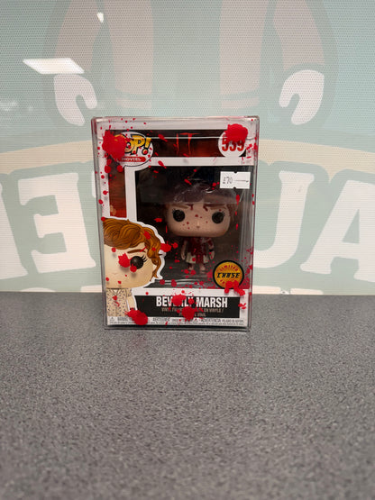Beverly Marsh Funko Pop! #539 Bloody Chase – IT – front of box in red-splatter protector