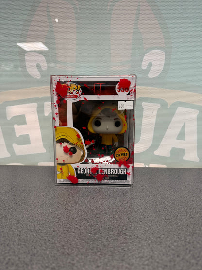 Georgie Denbrough Funko Pop! #536 Chase – IT – front of box in red-splatter protector