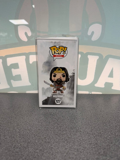 Wu Song Funko Pop! #127 Bloody Chase – 2022 Summer Convention – Water Margin – illustrated side of box