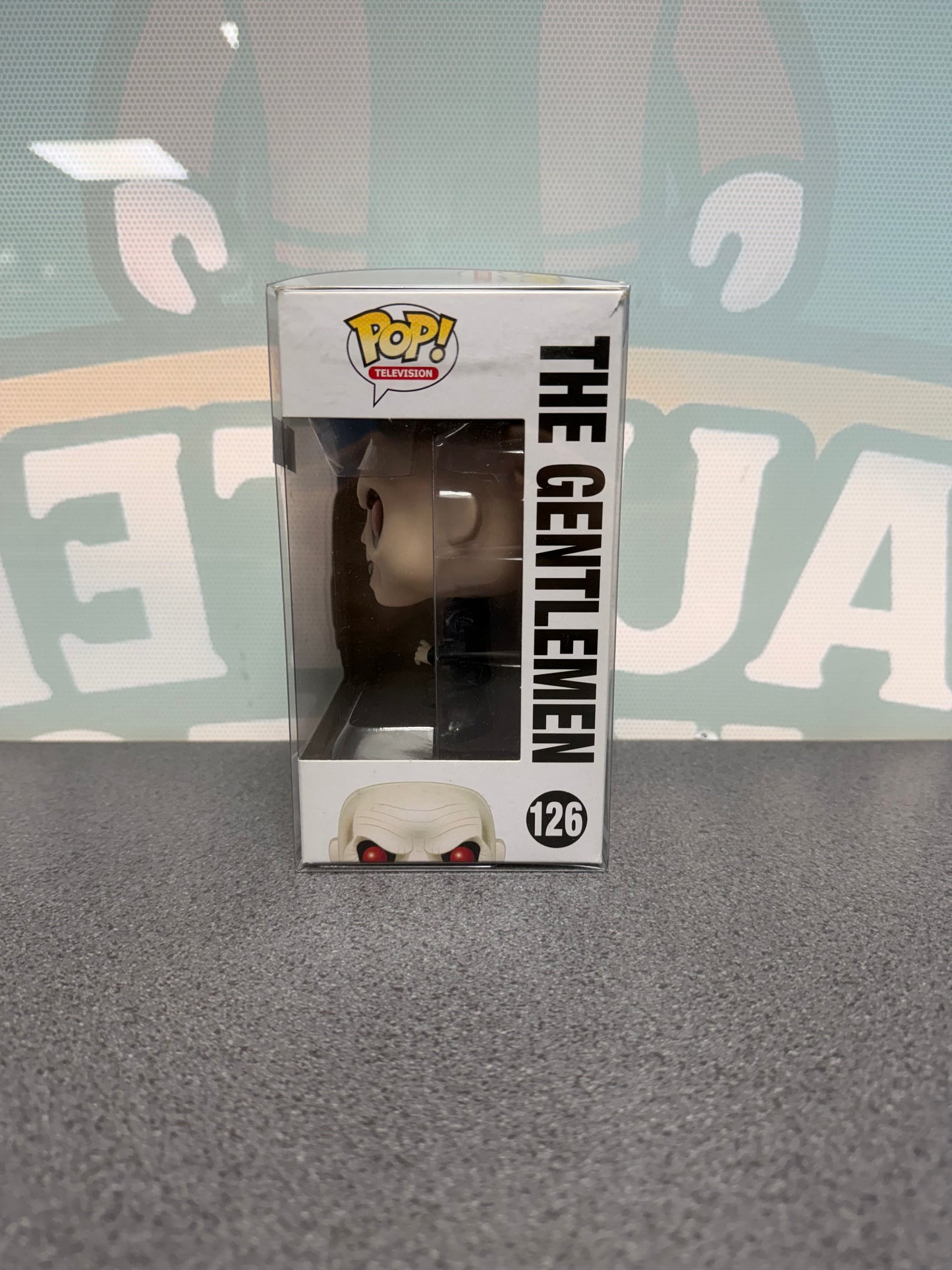 The Gentlemen Funko Pop! #126 – Buffy the Vampire Slayer – window side of box