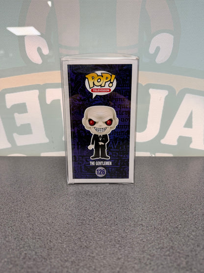 The Gentlemen Funko Pop! #126 – Buffy the Vampire Slayer – illustrated side of box
