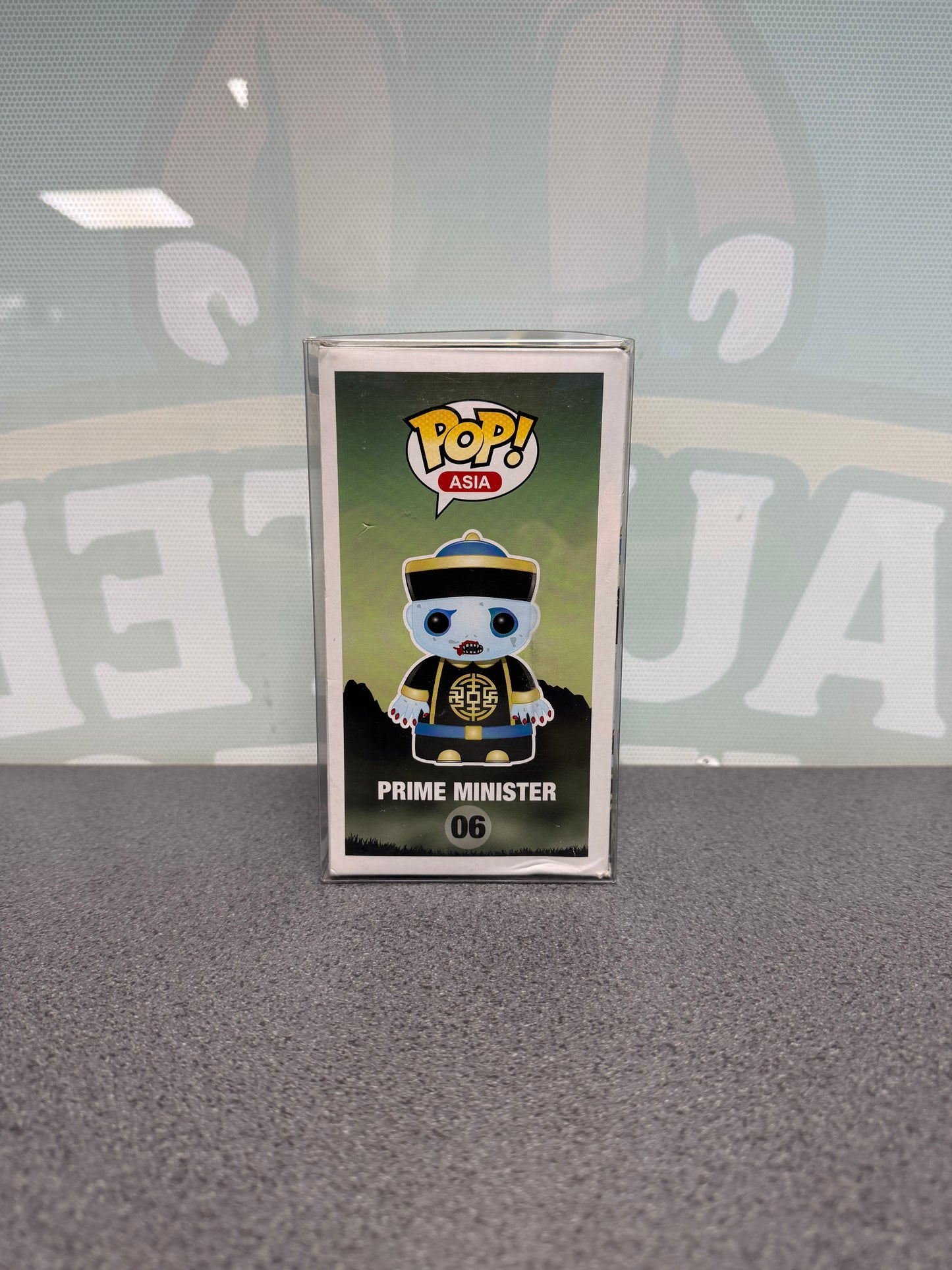 Prime Minister Funko Pop! #06 – Jiang Shi Hopping Ghosts – illustrated side of box