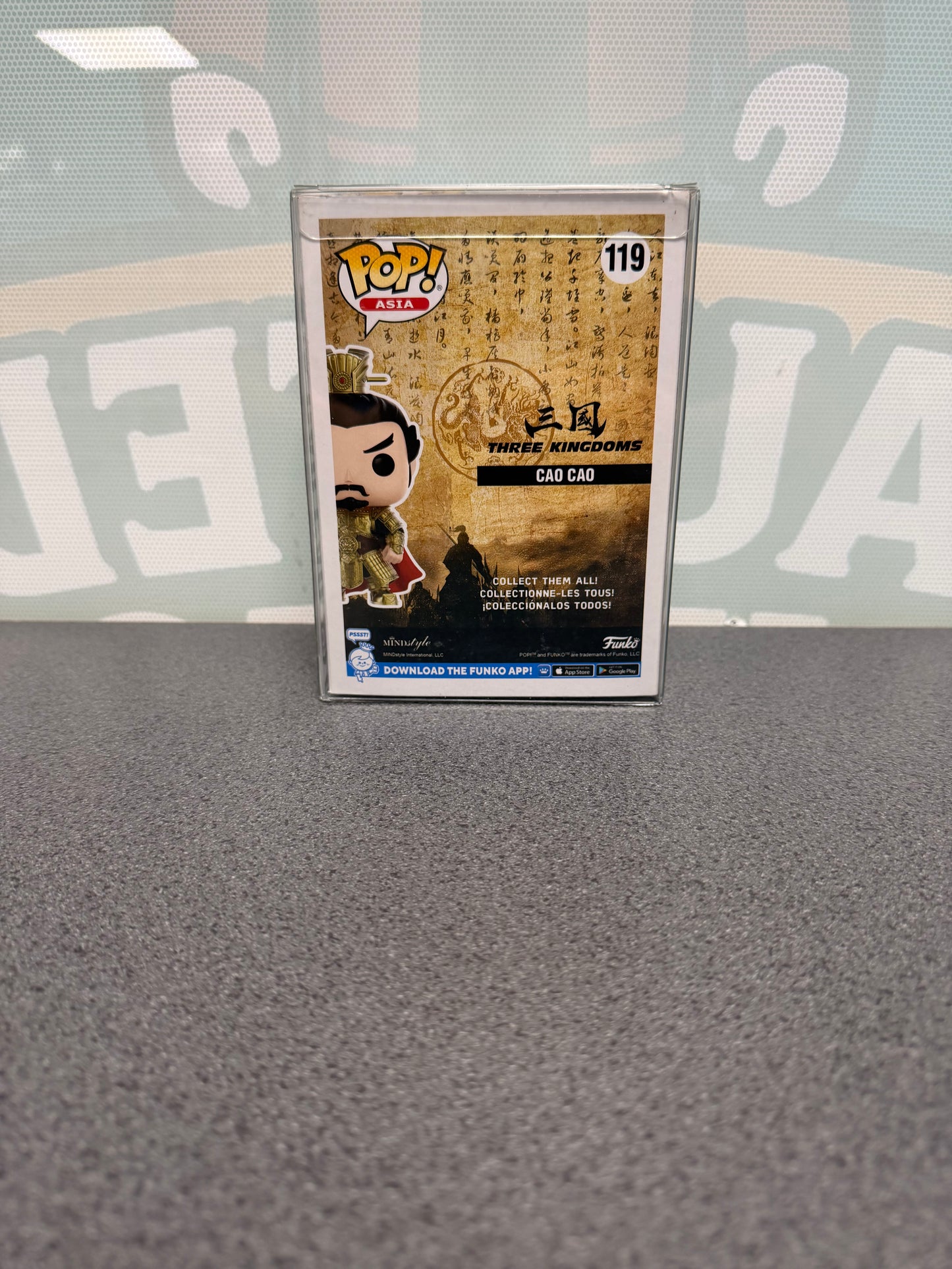 Cao Cao Funko Pop! #119 2021 Limited Edition – Three Kingdoms – back of box