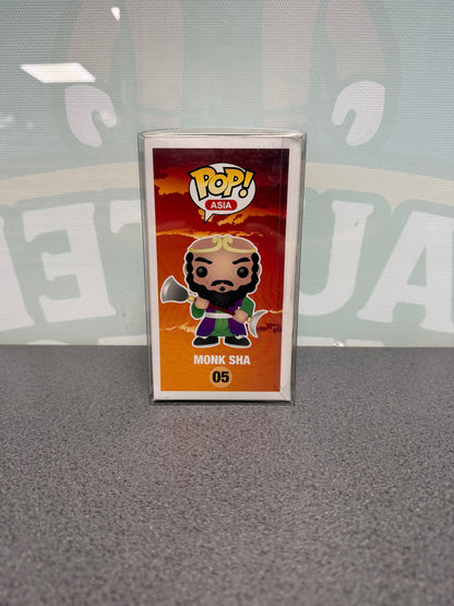 Monk Sha Funko Pop! #05 Convention Exclusive – Monkey King – illustrated side of box