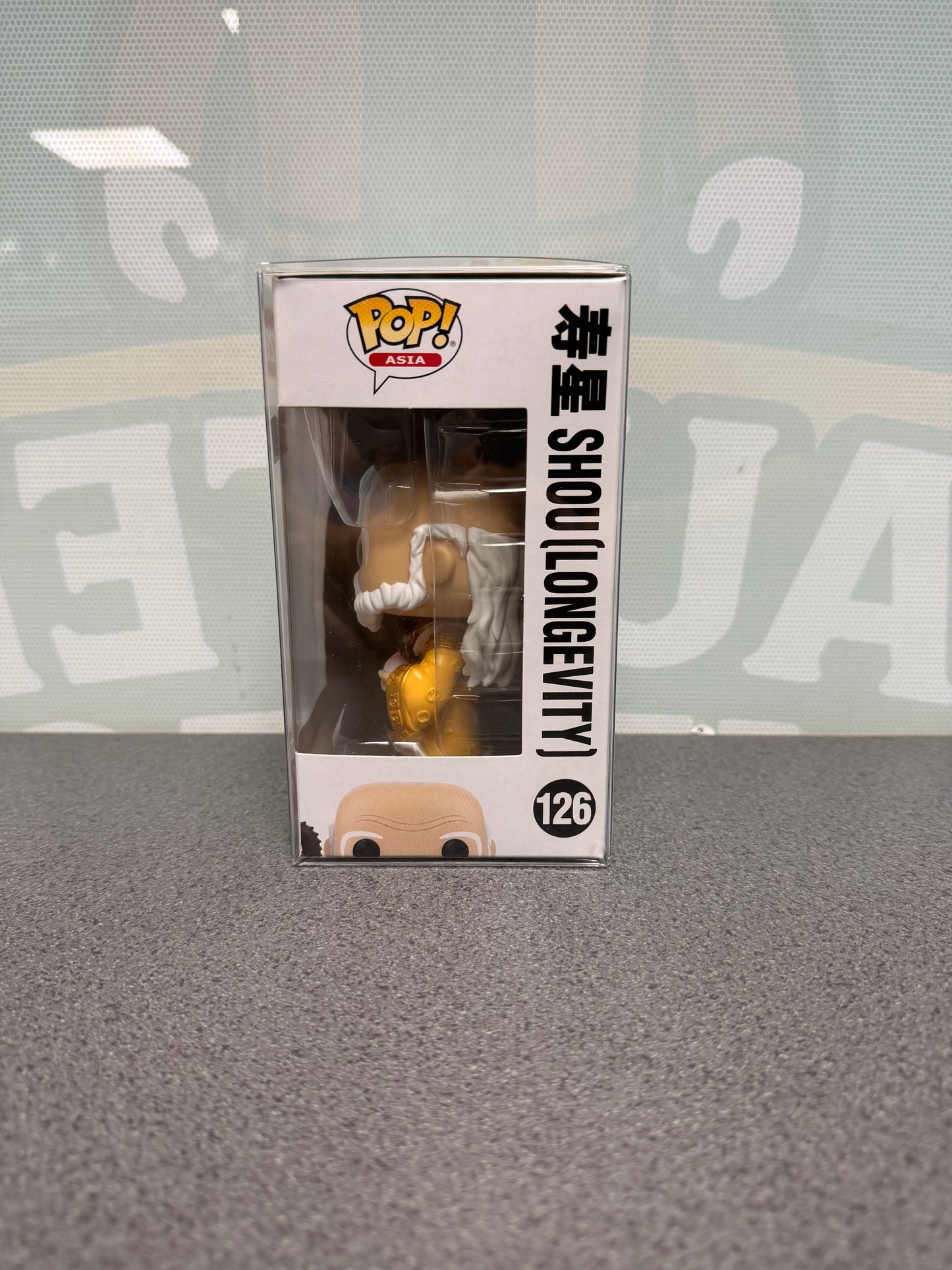 Shou (Longevity) Funko Pop! #126 – Three Immortals – window side of box