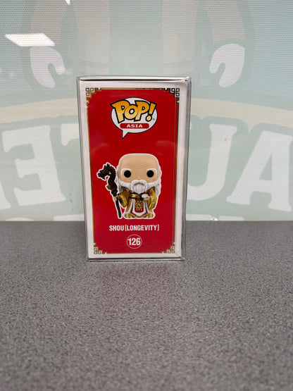 Shou (Longevity) Funko Pop! #126 – Three Immortals – illustrated side of box
