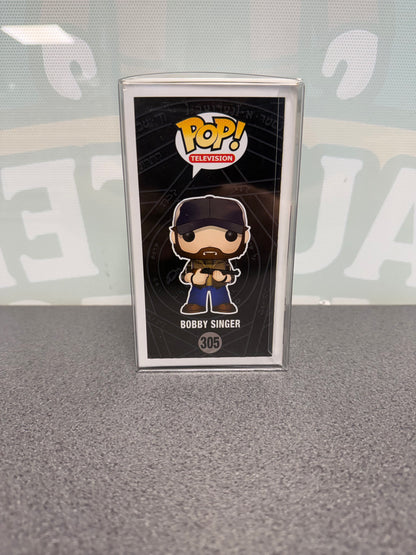 Bobby Singer Funko Pop! #305 – Supernatural – illustrated side of box