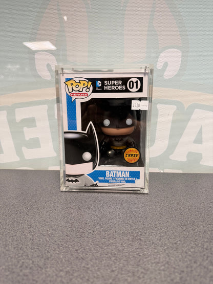 Batman Funko Pop! #01 Chase – DC Super Heroes – front of box