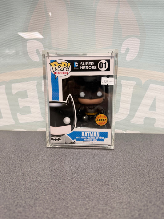 Batman Funko Pop! #01 Chase – DC Super Heroes – front of box