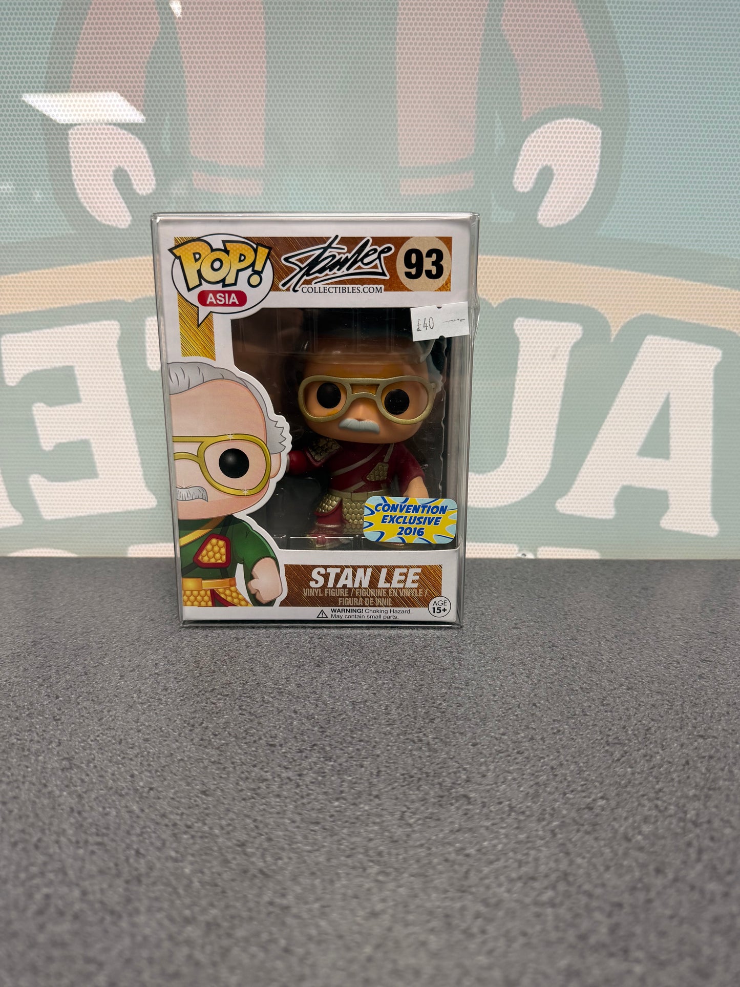 Stan Lee #93 Funko Pop! Asia – Red Outfit – 2016 Convention Exclusive