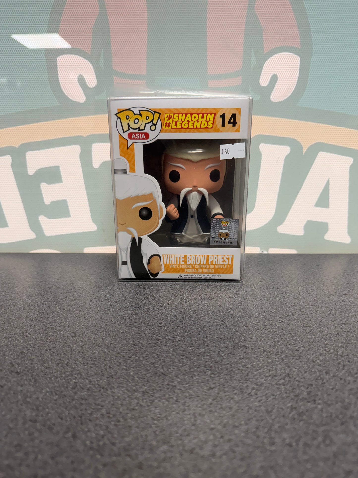 White Brow Priest #14 Funko Pop! Asia – Shaolin Legends