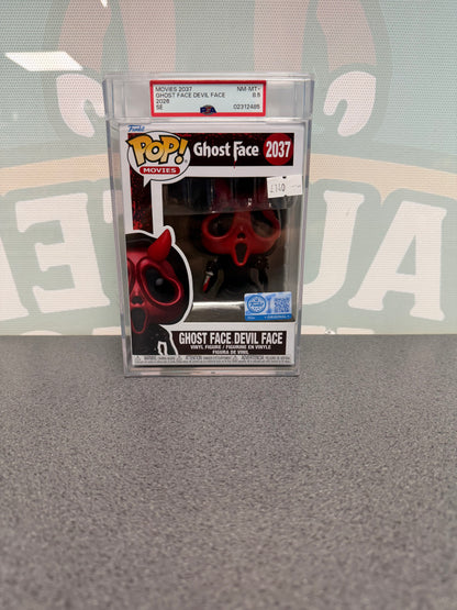 Ghost Face Devil Face #2037 Funko Pop! Movies – PSA 8.5
