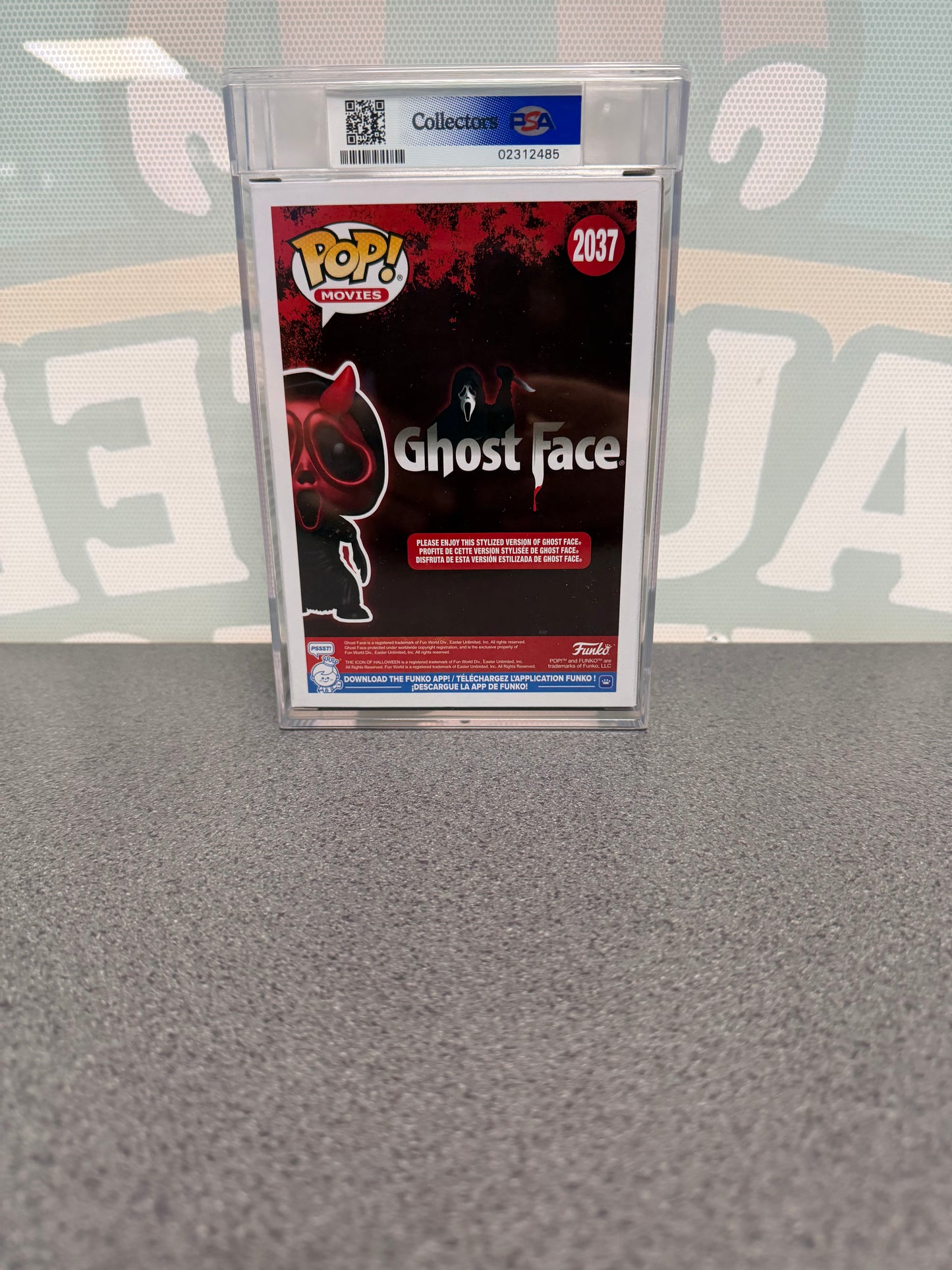 Ghost Face Devil Face #2037 Funko Pop! Movies – PSA 8.5