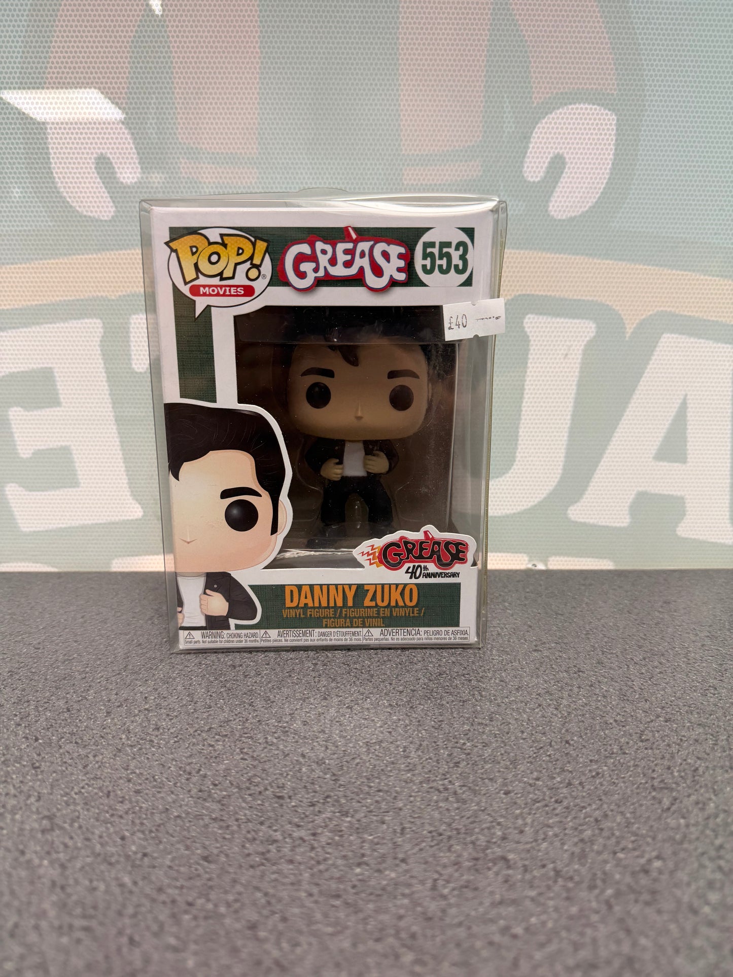 Danny Zuko #553 Funko Pop! Movies – Grease 40th Anniversary