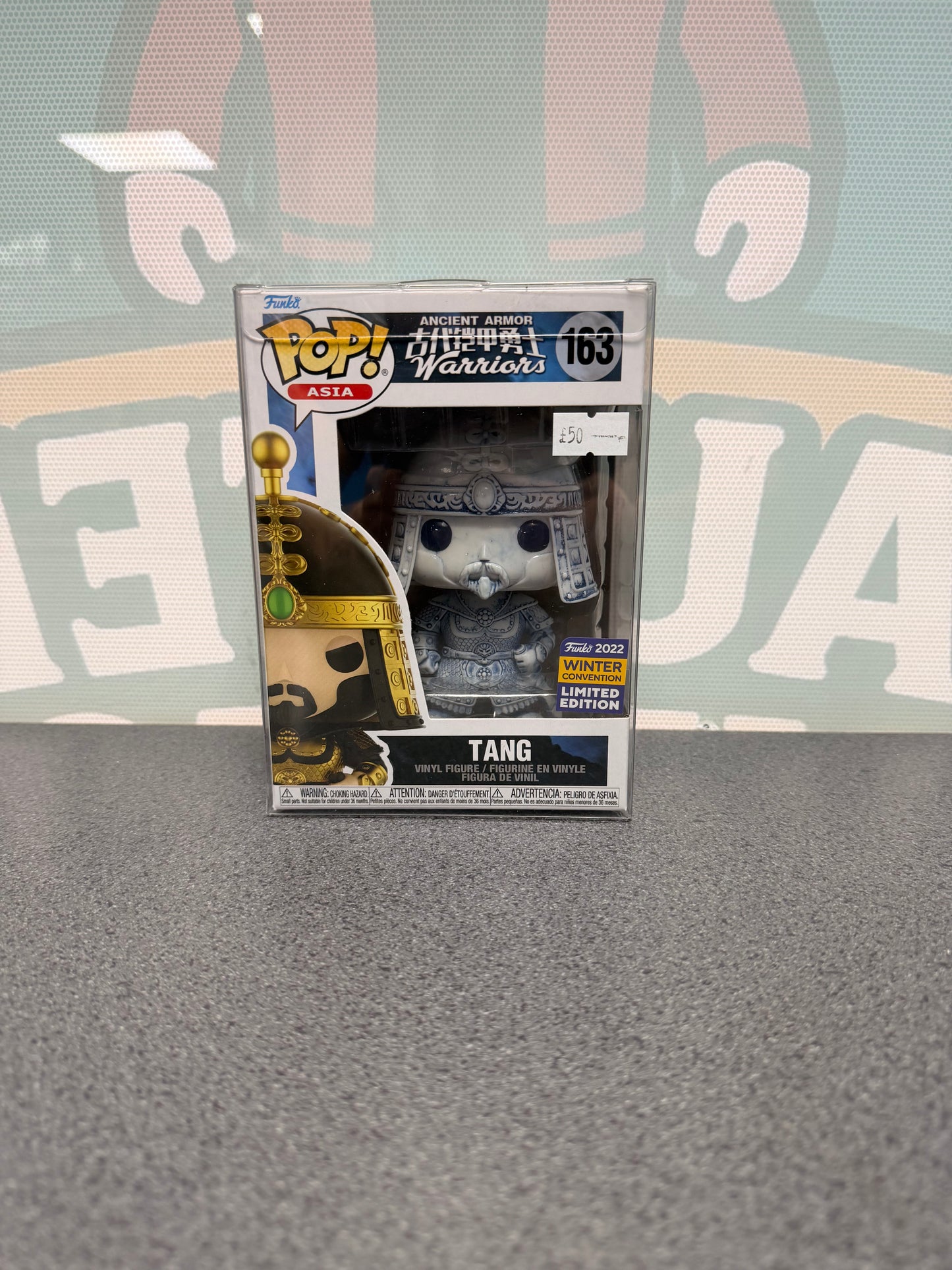 Tang #163 Funko Pop! Asia – Ancient Armor Warriors – 2022 Winter Convention
