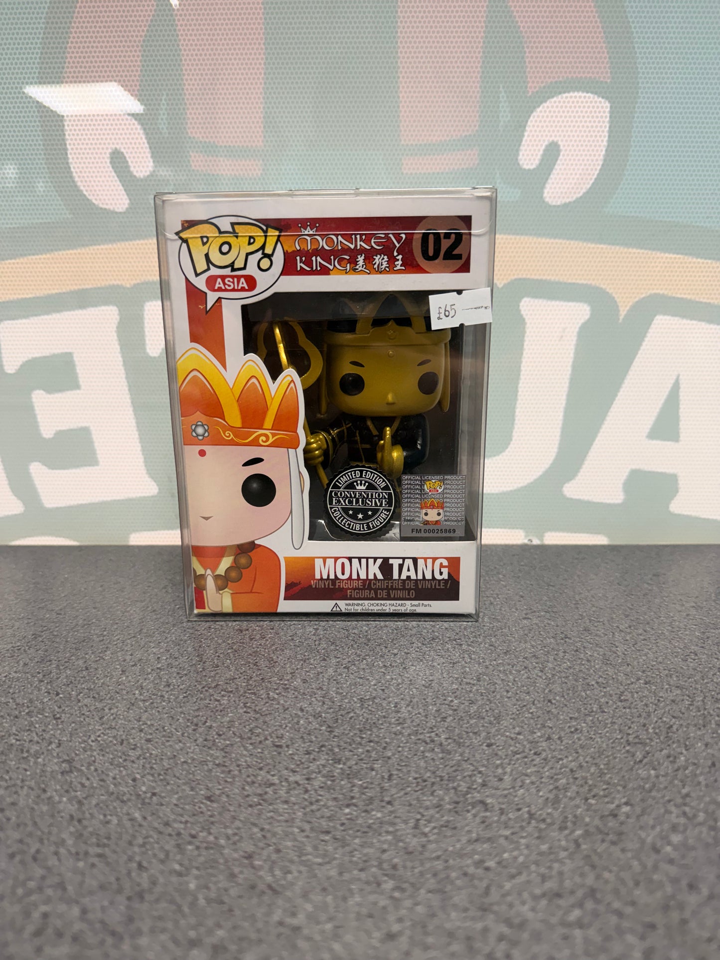 Monk Tang #02 Funko Pop! Asia – Monkey King – Black & Gold Convention Exclusive