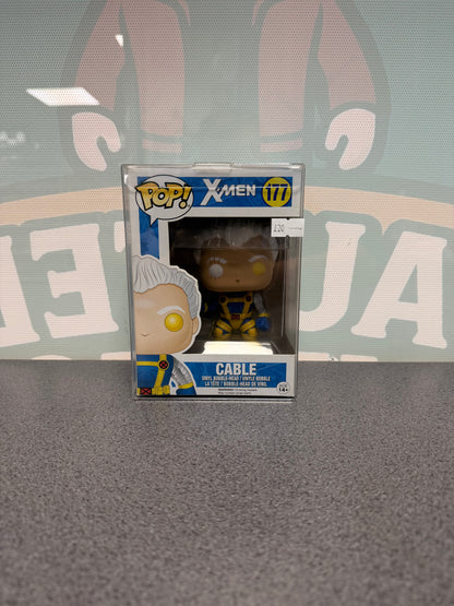 Cable #177 Funko Pop! from Marvel X-Men – front of box and figure