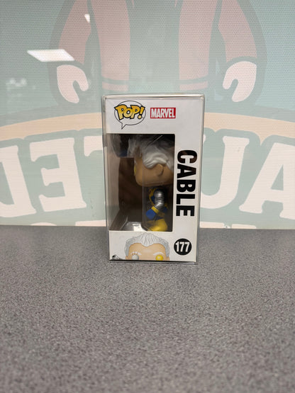 Cable #177 Funko Pop! from Marvel X-Men – window side of box