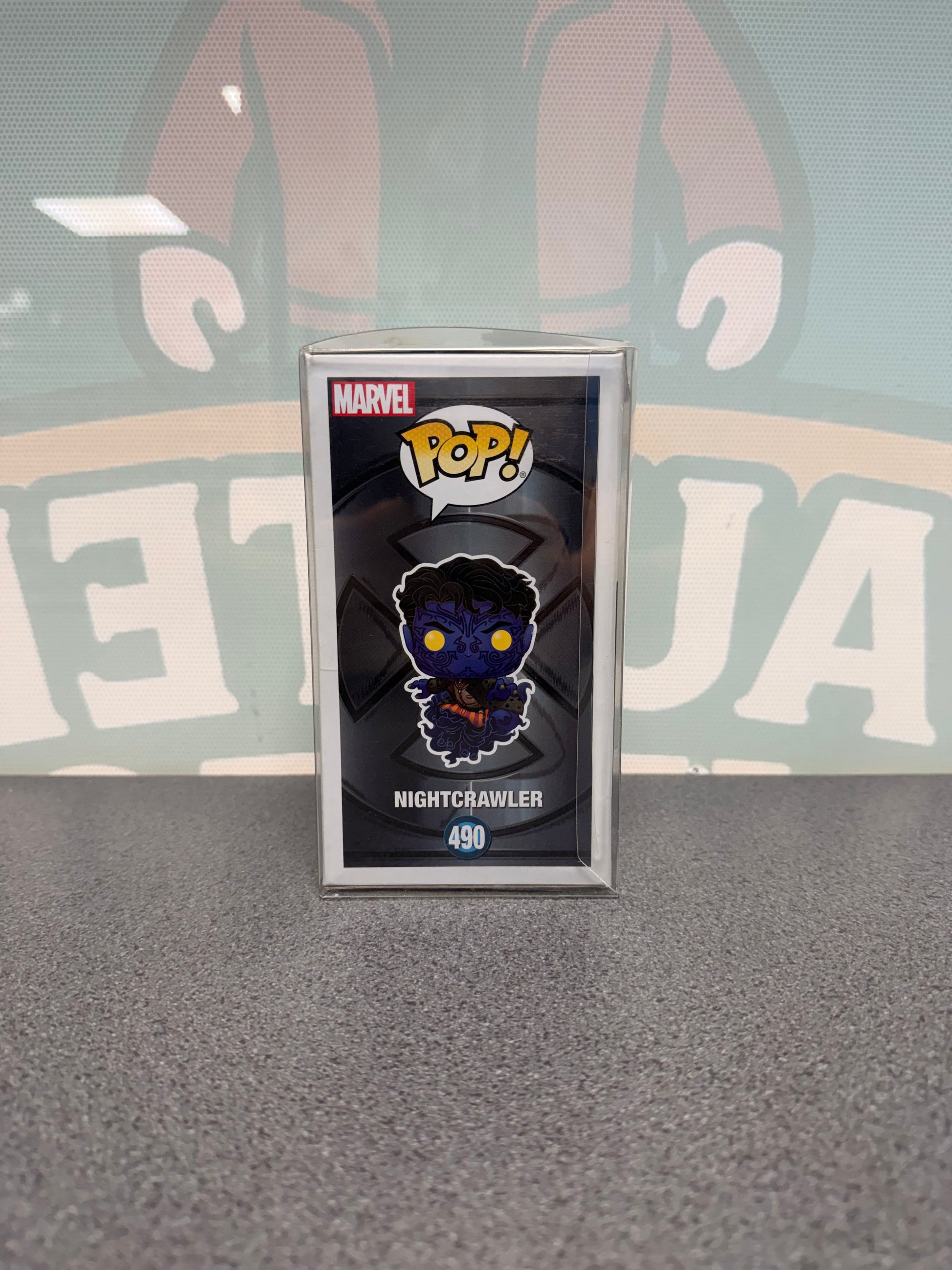 Nightcrawler #490 2020 Summer Convention Funko Pop! from X2: X-Men United – other side of box