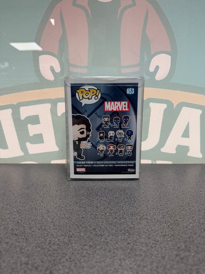 Logan #653 Marvel Collector Corps Exclusive Funko Pop! from X-Men Origins: Wolverine – back of box