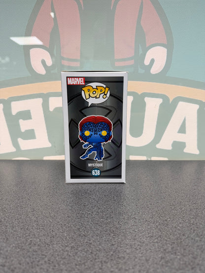 Mystique #638 Funko Pop! from Marvel X-Men – other side of box