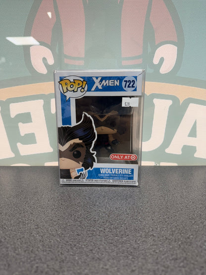 Wolverine #722 Target Exclusive Funko Pop! from Marvel X-Men – front of box and figure