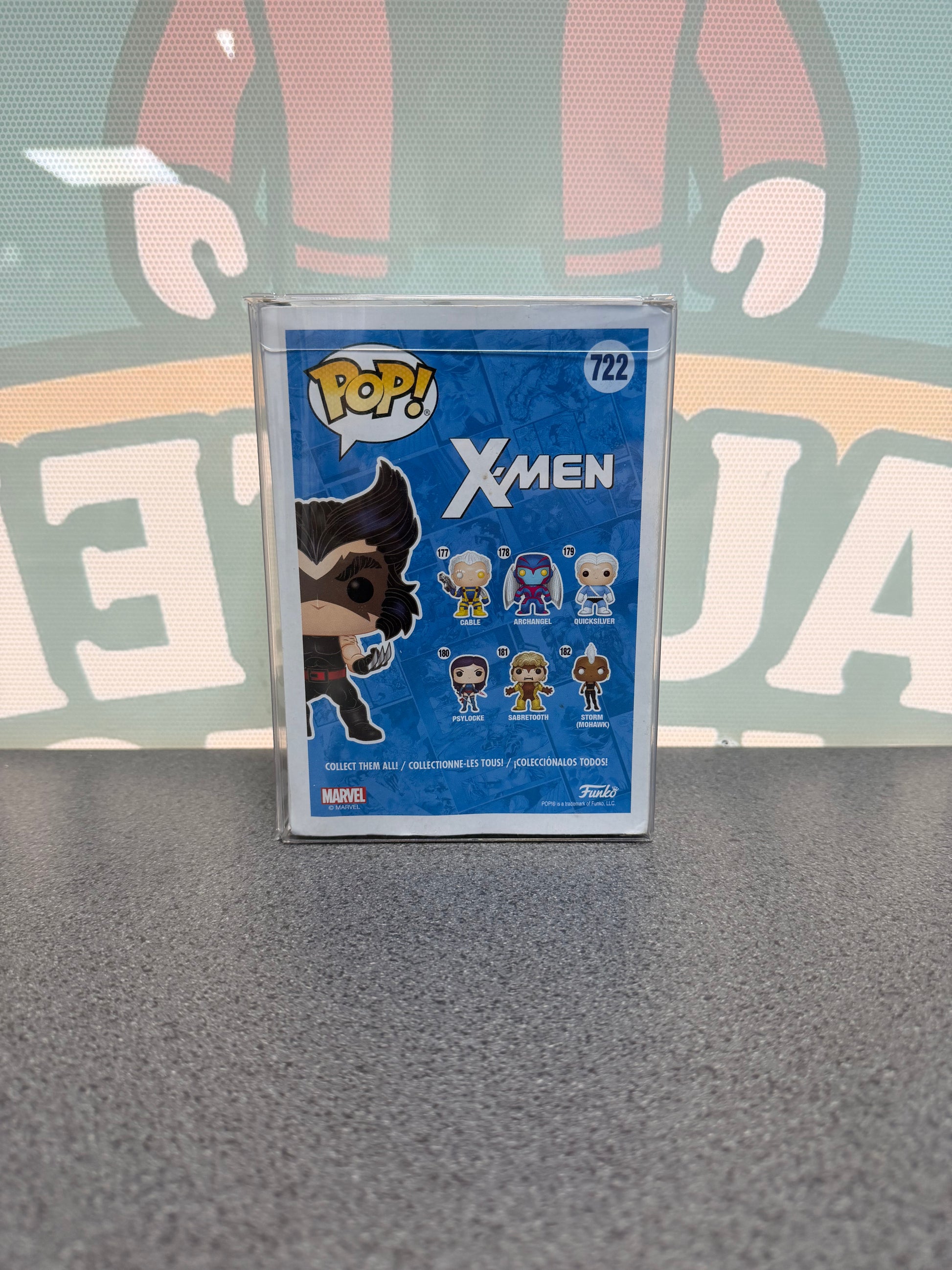 Wolverine #722 Target Exclusive Funko Pop! from Marvel X-Men – back of box