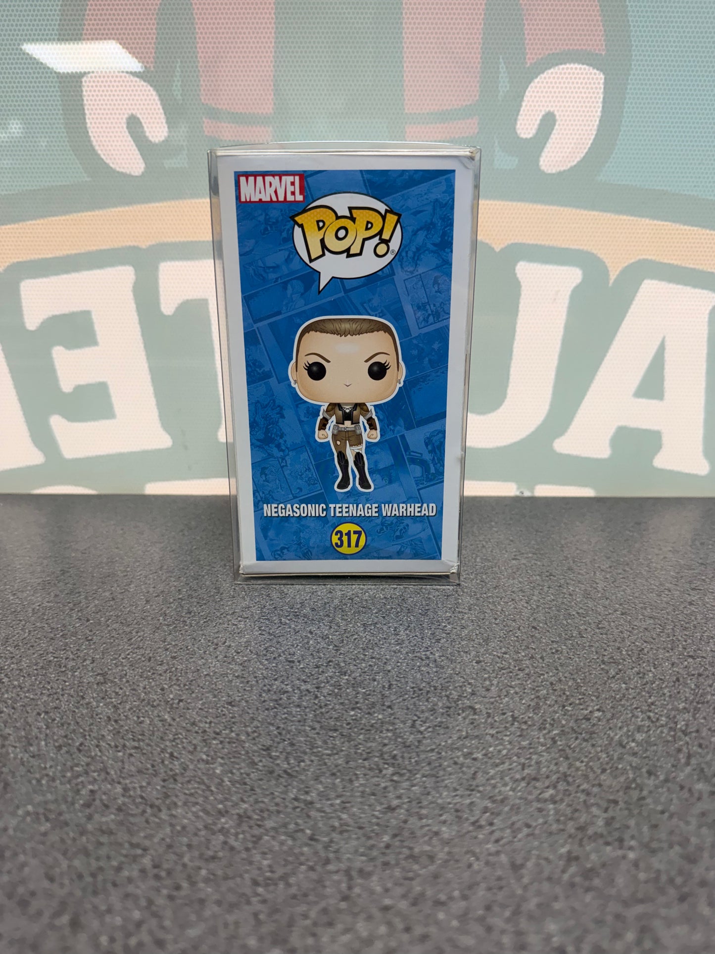 Negasonic Teenage Warhead #317 Funko Pop! from Marvel X-Men – other side of box