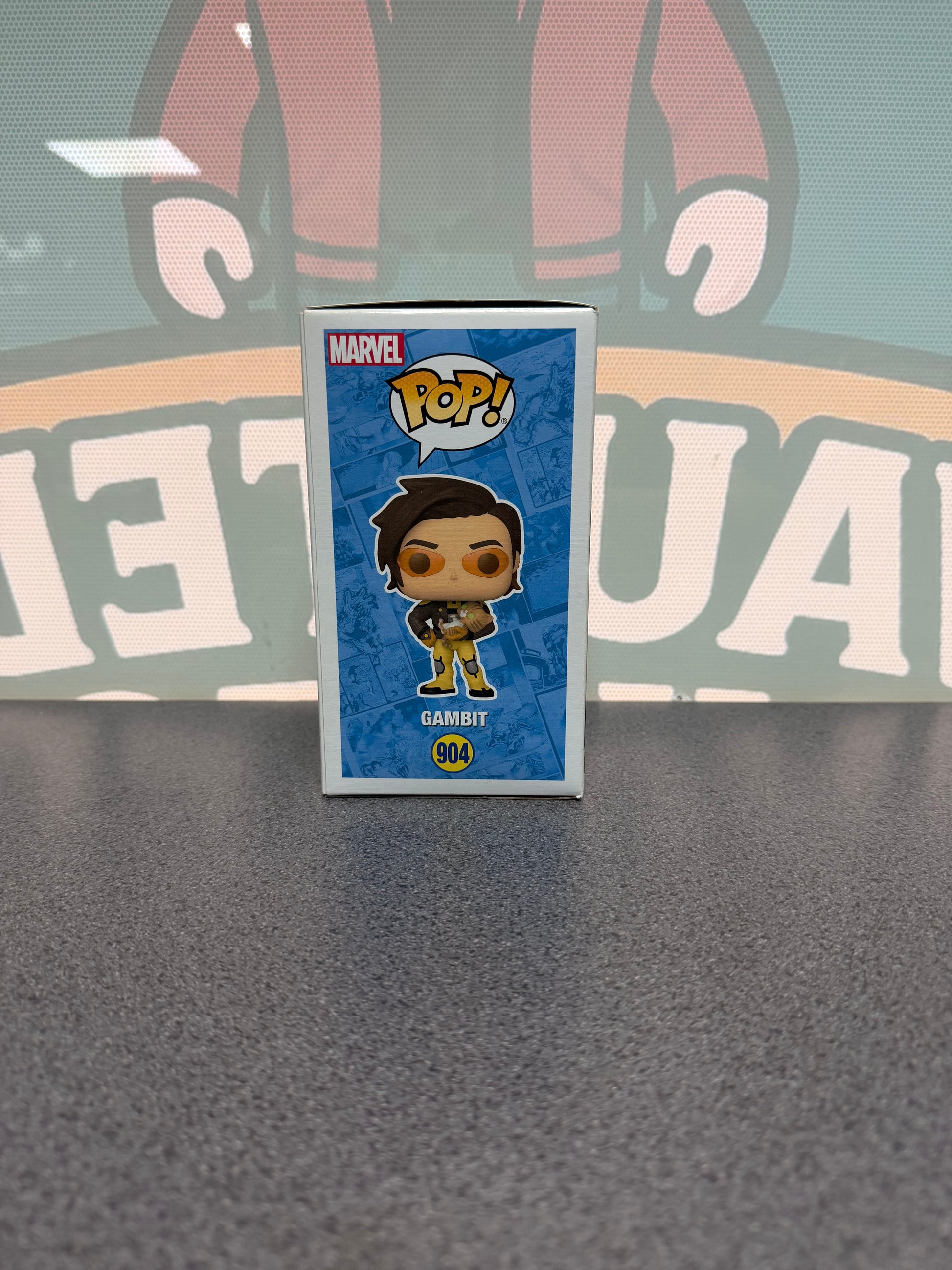 Gambit #904 Special Edition Funko Pop! from Marvel X-Men – other side of box