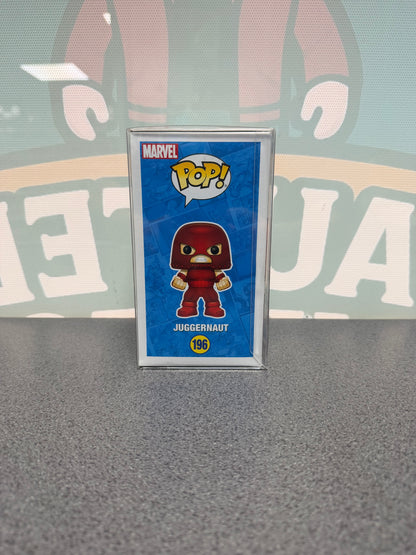 Juggernaut #196 Funko Pop! from Marvel X-Men – other side of box