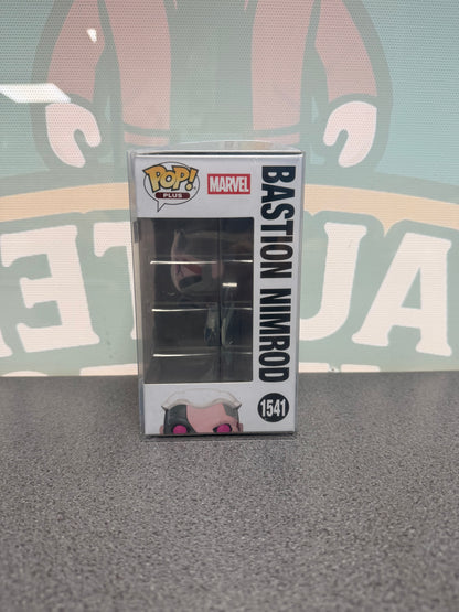 Bastion Nimrod #1541 Pop! Plus Funko Pop! from Marvel X-Men '97 – window side of box
