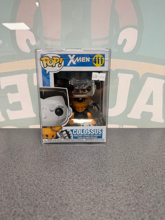 Colossus #411 Funko Pop! from Marvel X-Men – front of box and figure