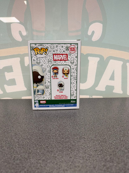 Storm with Snowman #1535 Holiday Funko Pop! from Marvel X-Men – back of box