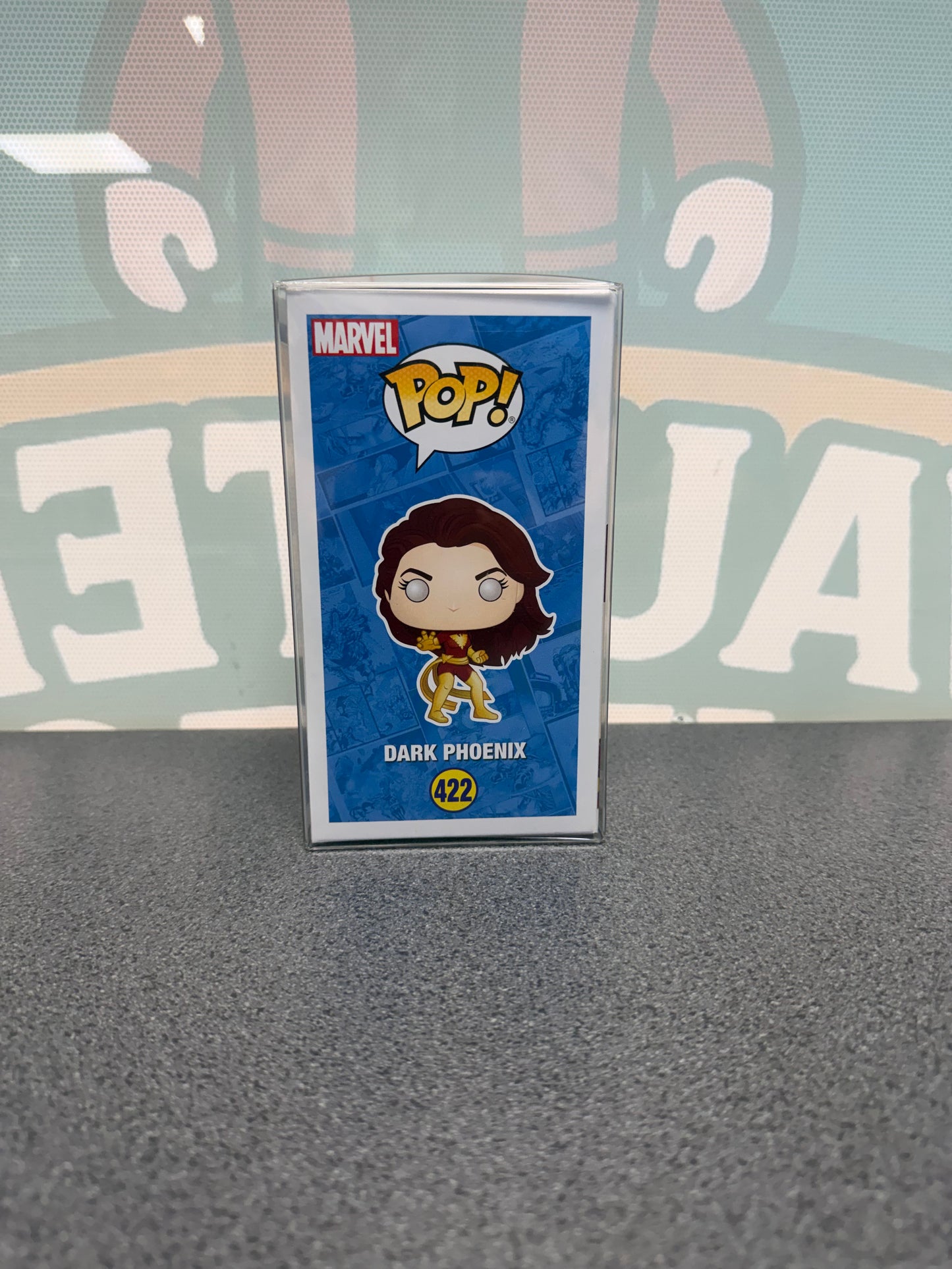 Dark Phoenix #422 2019 Fall Convention Funko Pop! from Marvel X-Men – other side of box