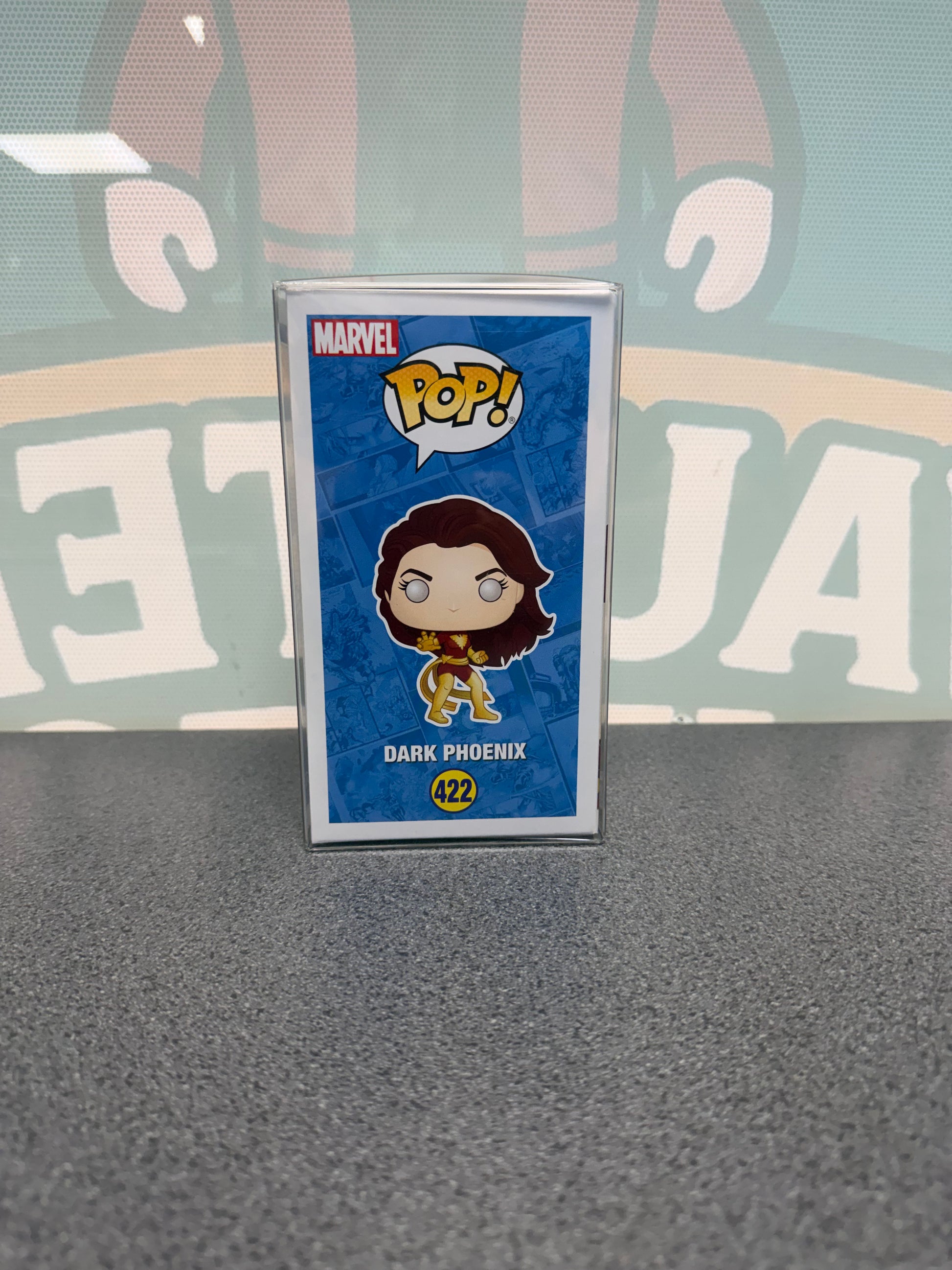 Dark Phoenix #422 2019 Fall Convention Funko Pop! from Marvel X-Men – other side of box