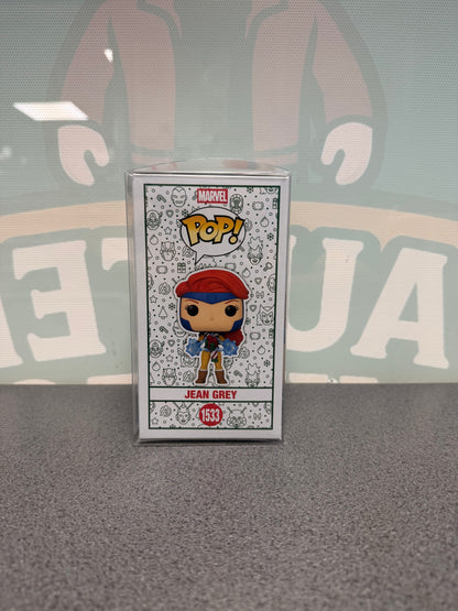 Jean Grey with Present #1533 Holiday Funko Pop! from Marvel X-Men – other side of box