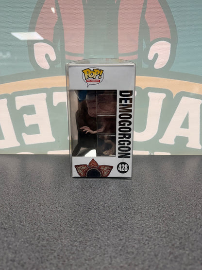 Demogorgon Chase Funko Pop! #428 from Stranger Things – window side of box
