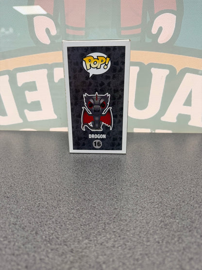 Drogon Funko Pop! #16 from Game of Thrones – illustrated side of box