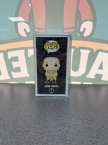 Lord Varys Funko Pop! #68 from Game of Thrones – illustrated side of box