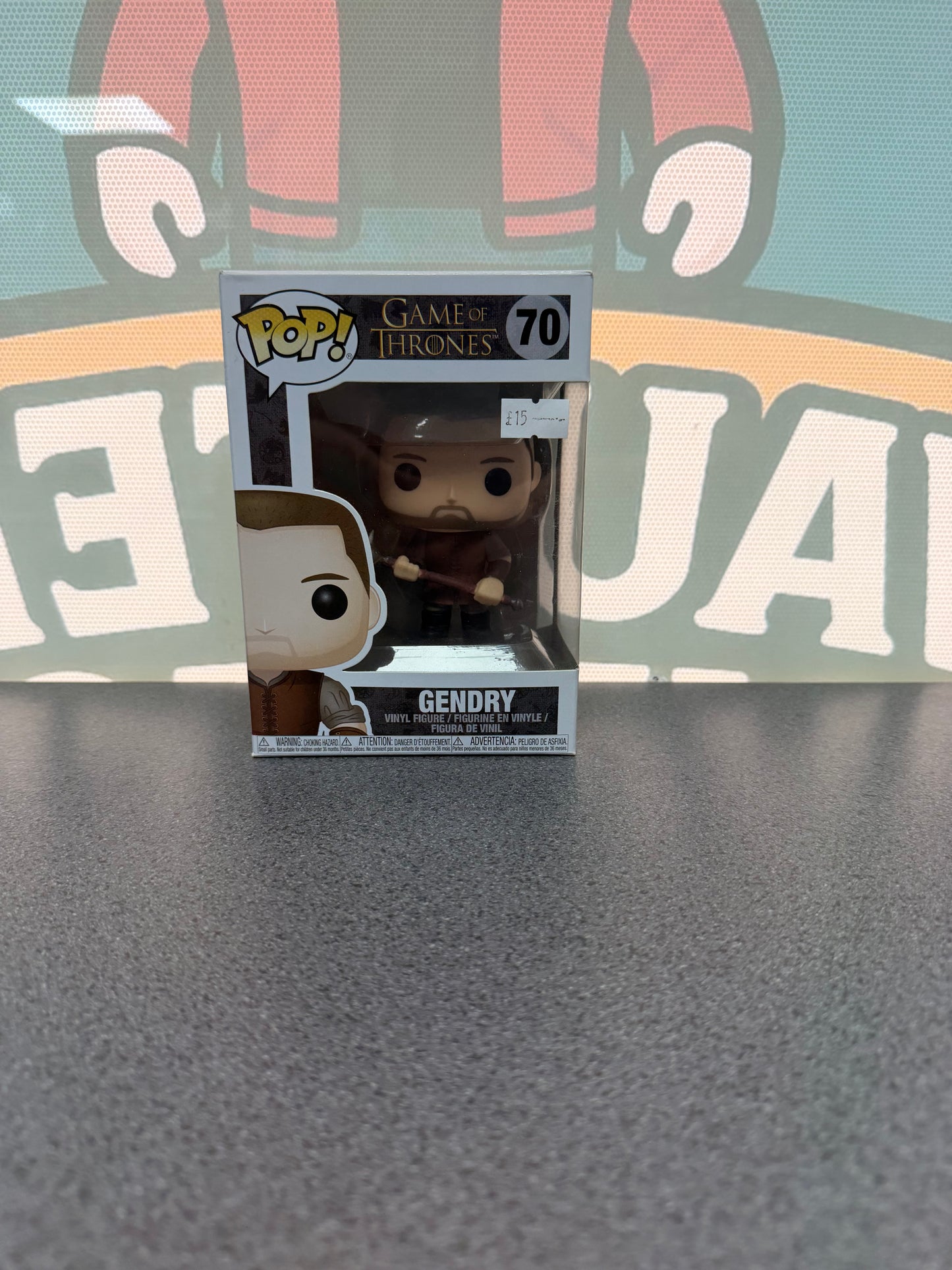 Gendry Funko Pop! #70 from Game of Thrones – front of box and figure