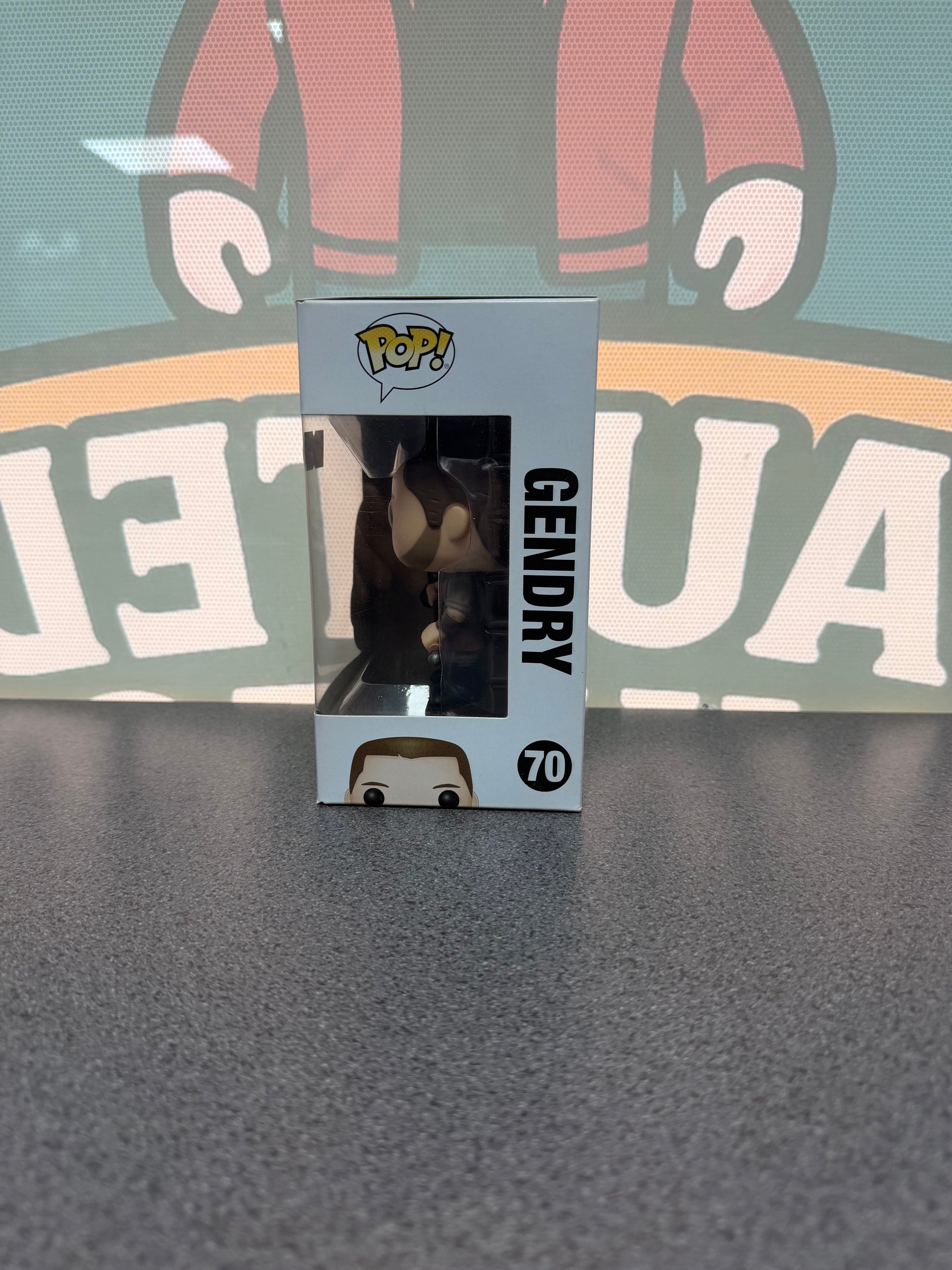 Gendry Funko Pop! #70 from Game of Thrones – window side of box